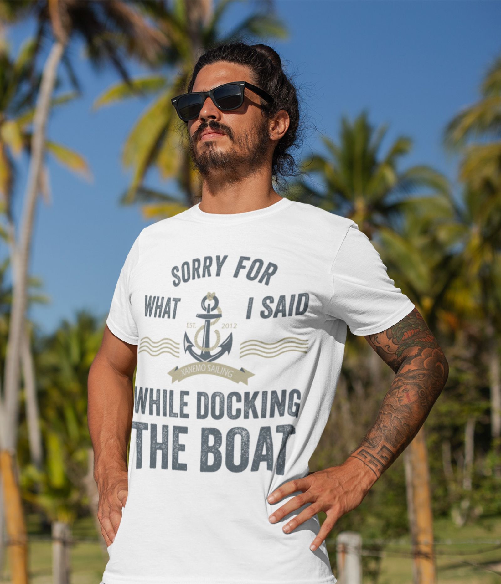 Sorry for what I said while docking the boat in Clothing Men