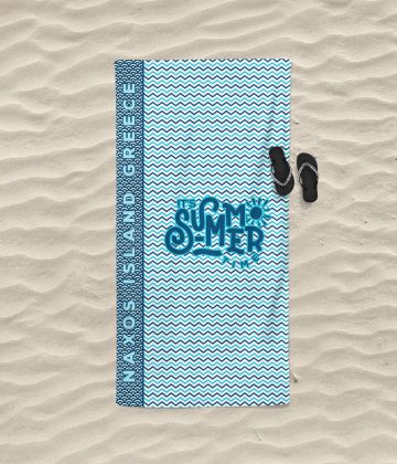 Serviette de plage taille moyenne it's summer time