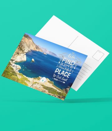 Carte Postale Let's find some beautiful place to get lost
