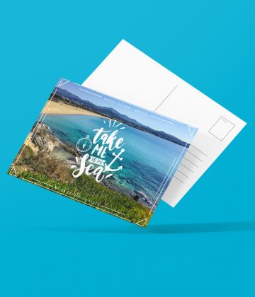 Postcard Take me to the sea