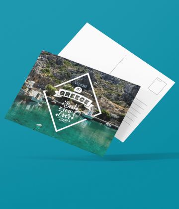 Carte Postale Welcome to Greece Best trip ever