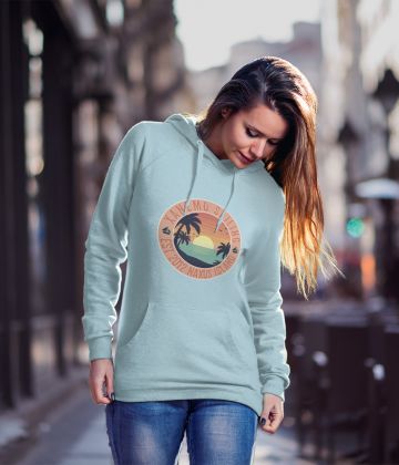 Xanemo Sailing Vintage Hoodie Sunset