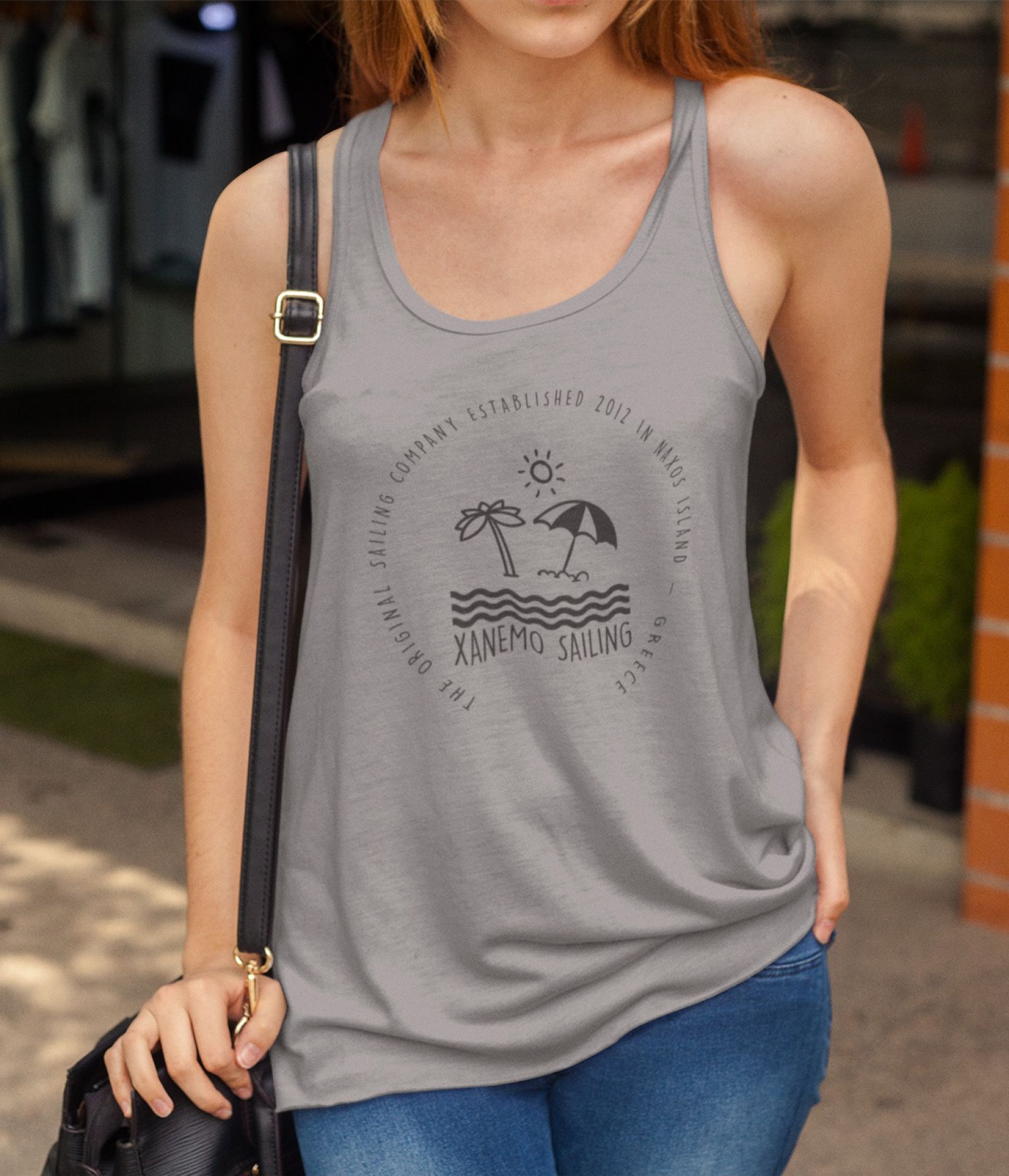 Xanemo Sailing Beach minimalist tank top in Clothing / Women / Shirts &  tops - Xanemo Sailing